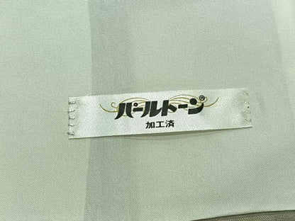 平和屋着物▽紅花紬　米沢　単衣　横段文　正絹　逸品　AABB8032jh