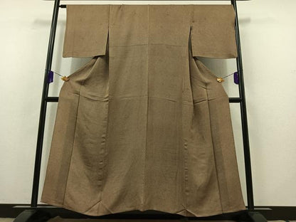 平和屋着物▽江戸小紋 単衣 鮫小紋柄 正絹 逸品 AABB8035jh
