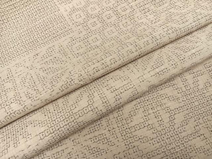 平和屋着物●結城紬　吉祥文　正絹　逸品　AABB8168ph