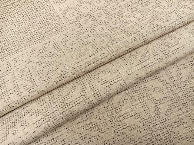 平和屋着物●結城紬　吉祥文　正絹　逸品　AABB8168ph