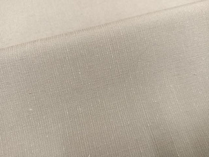 平和屋着物●上質な紬 色無地 利休白茶色 正絹 逸品 AABB8172ph