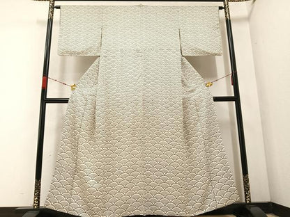平和屋着物●訪問着　青海波　正絹　逸品　AABB8191ph