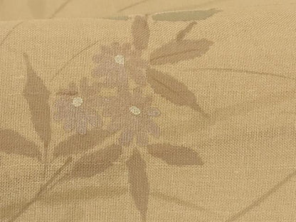 平和屋着物＊夏物 訪問着 紗 作家物 草花文 ますいわ屋扱い 正絹 逸品 AABB8246jd