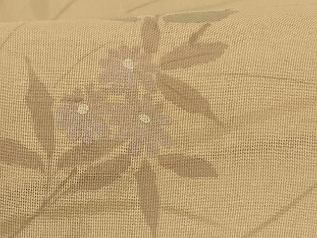 平和屋着物＊夏物 訪問着 紗 作家物 草花文 ますいわ屋扱い 正絹 逸品 AABB8246jd