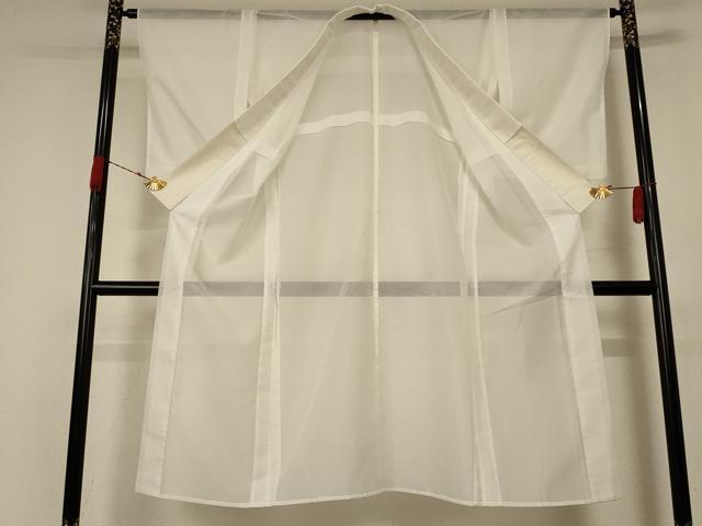 平和屋着物＊夏物 長襦袢 絽 鳥の子色 洗える着物 AABB8250jd