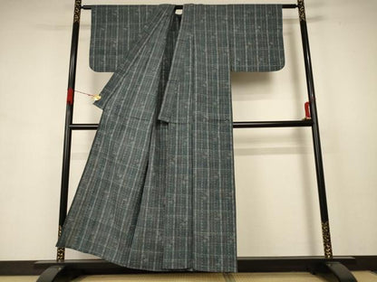 平和屋着物＊夏物 小紋 絣文様 AABB8255jd