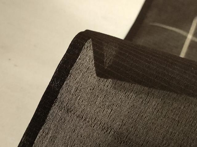 平和屋着物＊夏物 小紋 紗 十字絣文様 正絹 逸品 未使用 AABB8256jd
