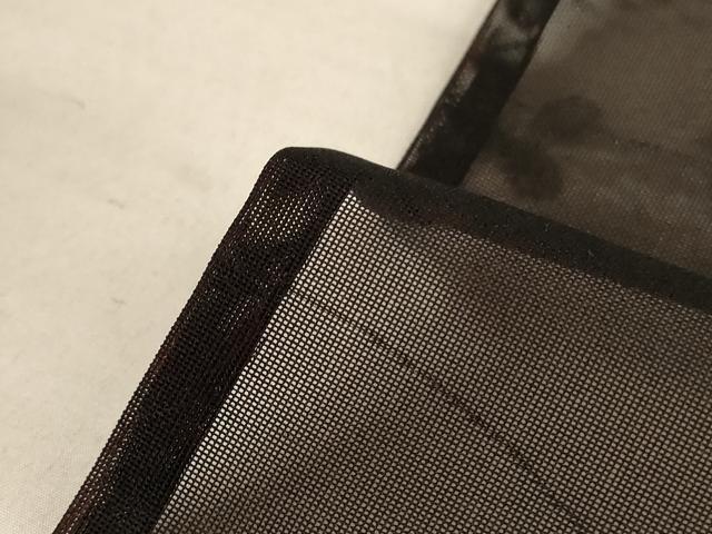 平和屋着物＊夏物 小紋 紗 萩 正絹 逸品 AABB8257jd