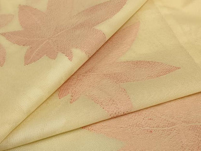 平和屋着物＊夏物 小紋 紗 楓文 正絹 逸品 AABB8260jd