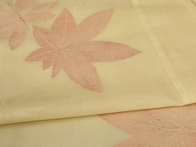 平和屋着物＊夏物 小紋 紗 楓文 正絹 逸品 AABB8260jd