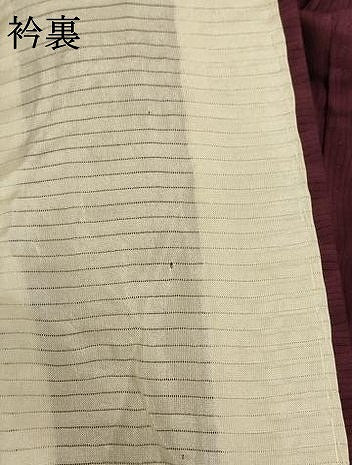 平和屋着物＊夏物 小紋 変わり絽 稲妻 正絹 逸品 AABB8265jd