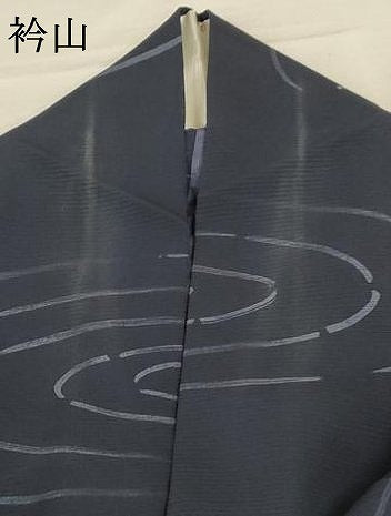 平和屋着物＊夏物 小紋 絽 流水文 正絹 逸品 AABB8269jd