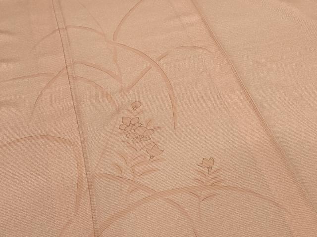 平和屋着物＊夏物　訪問着　絽　草花文　正絹　逸品　AABB8273jd