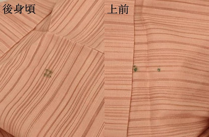 平和屋着物＊夏物 小紋 絽 横段文 正絹 逸品 未使用 AABB8280jd