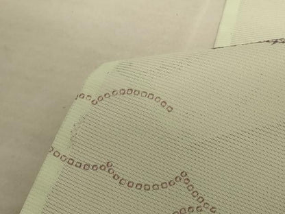 平和屋着物＊夏物 小紋 絽 雲取り文 洗える着物 AABB8285jd