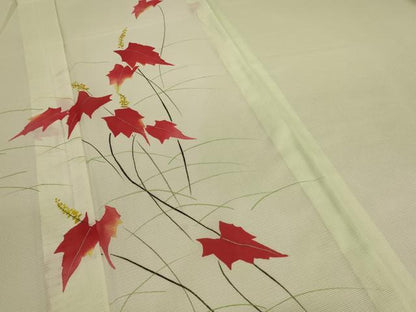 平和屋着物＊夏物 訪問着 絽 草花文 暈し染め 洗える着物 AABB8289jd
