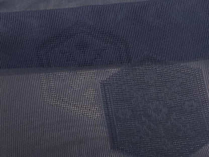 平和屋着物＊夏物 小紋 縦絽 亀甲文 正絹 逸品 AABB8299jd