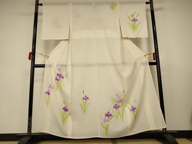 平和屋着物＊夏物 訪問着 絽 草花文 正絹 逸品 未使用 AABB8301jd