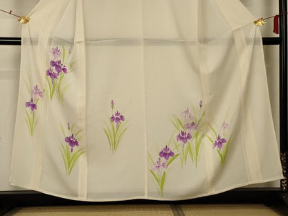 平和屋着物＊夏物 訪問着 絽 草花文 正絹 逸品 未使用 AABB8301jd