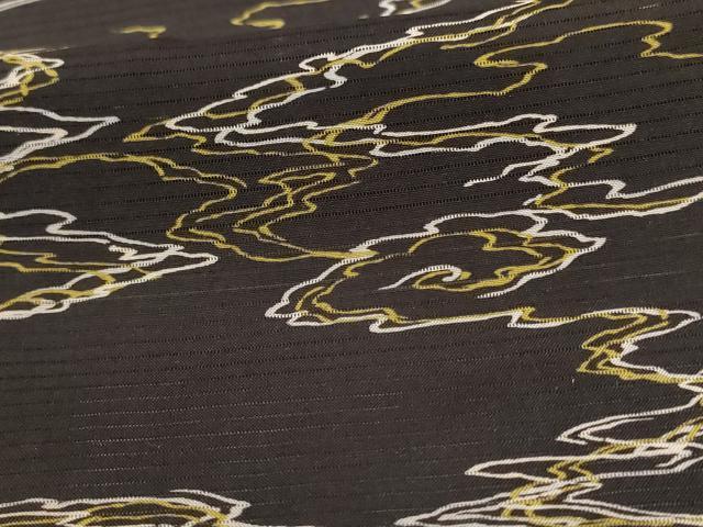 平和屋着物＊夏物 小紋 絽 霞文 正絹 逸品 AABB8306jd