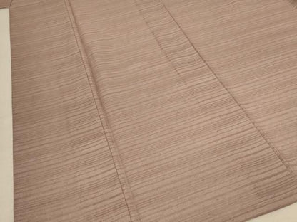 平和屋着物＊夏物 銀座きしや 色無地 絽 紬地 柴染色 正絹 逸品 AABB8310jd