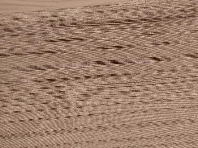 平和屋着物＊夏物 銀座きしや 色無地 絽 紬地 柴染色 正絹 逸品 AABB8310jd