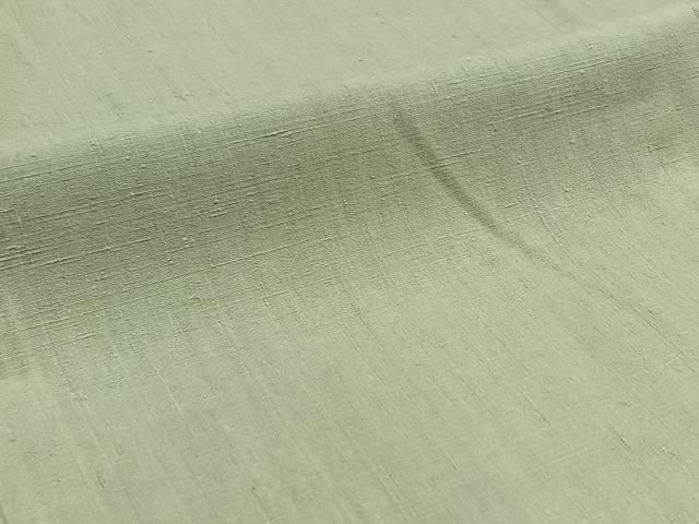 平和屋着物▽本場結城紬 重要無形文化財 単衣 豆がら茶色 正絹 逸品 AABB8362jh