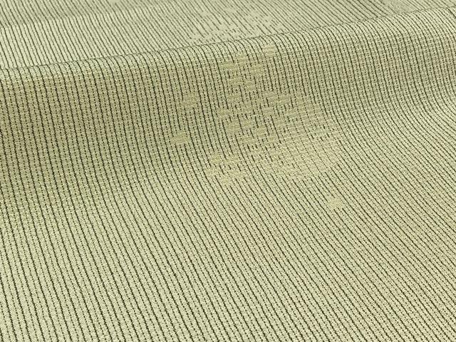 平和屋着物▽本塩沢 単衣 舞花文 やまと誂製 正絹 逸品 AABB8366jh