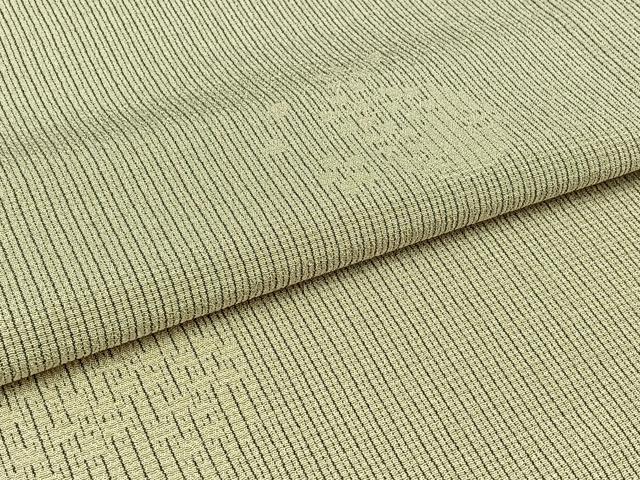 平和屋着物▽本塩沢 単衣 舞花文 やまと誂製 正絹 逸品 AABB8366jh