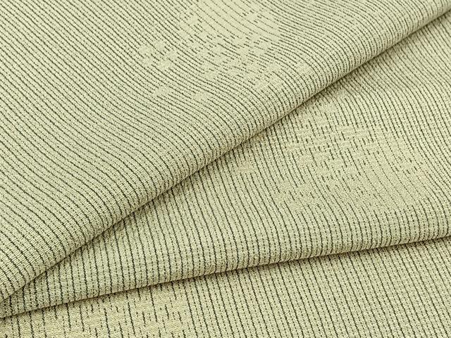 平和屋着物▽本塩沢 単衣 舞花文 やまと誂製 正絹 逸品 AABB8366jh