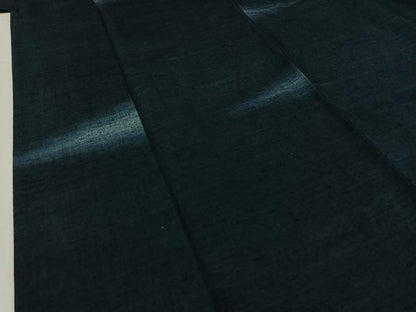 平和屋着物▽上質な紬 単衣 霞文 正絹 逸品 AABB8367jh