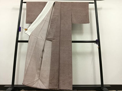 平和屋着物▽江戸小紋 単衣 鮫小紋柄 正絹 逸品 AABB8368jh