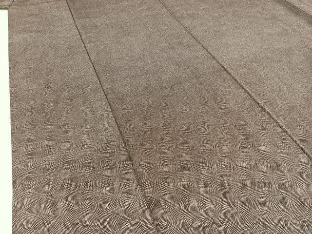 平和屋着物▽江戸小紋 単衣 鮫小紋柄 正絹 逸品 AABB8368jh