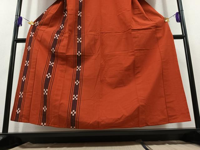 平和屋着物▽訪問着 単衣 間道 綿 AABB8378jh