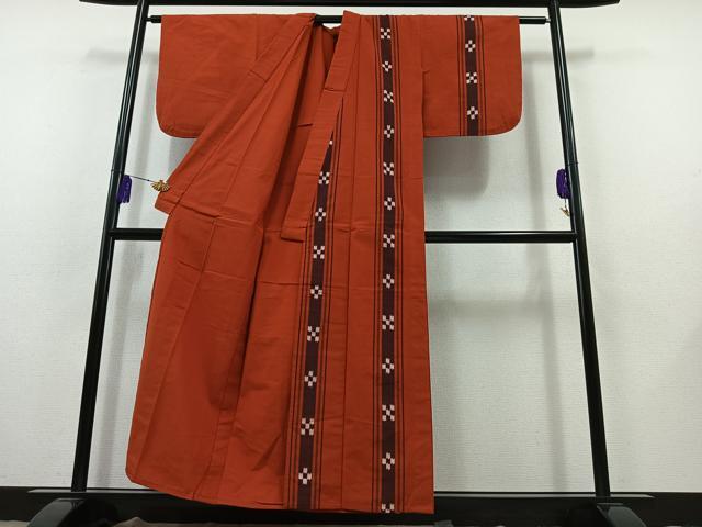 平和屋着物▽訪問着 単衣 間道 綿 AABB8378jh