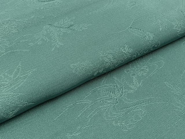 平和屋着物▽上質な色無地 単衣 風景花地紋 浅縹色 正絹 逸品 AABB8383jh