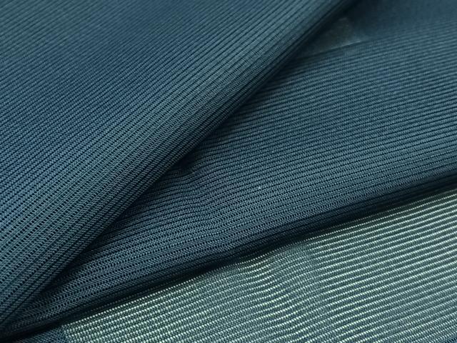 平和屋着物▽道行コート スリーシーズン 春夏秋 塵除け 紺青色 正絹 逸品 AABB8385jh