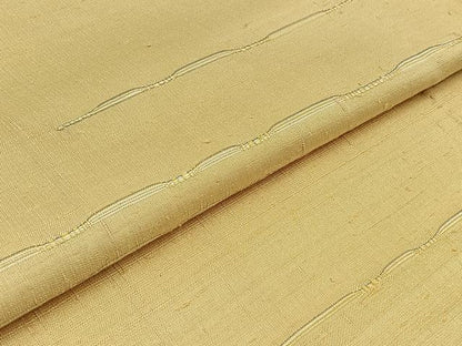 平和屋着物▽上質な紬 単衣 横段文 正絹 逸品 AABB8388jh