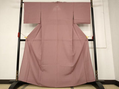 平和屋着物＊夏物 色無地 絽 蘇芳香色 正絹 逸品 未使用 AABB8608st