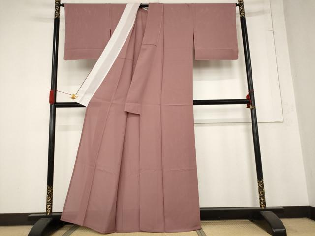 平和屋着物＊夏物 色無地 絽 蘇芳香色 正絹 逸品 未使用 AABB8608st