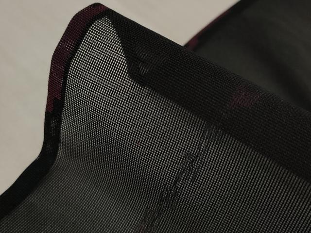 平和屋着物＊夏物 小紋 紗 草花文 黒地 正絹 逸品 未使用 AABB8612st