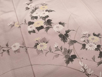 平和屋着物＊夏物 訪問着 絽 草花文 暈し染め 洗える着物 AABB8615st