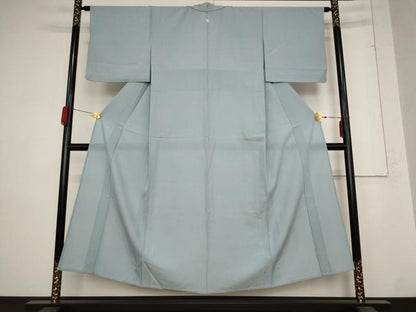 平和屋着物＊夏物　色無地　絽　淡藤色　正絹　逸品　AABB8638st