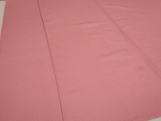 平和屋着物＊夏物 色無地 絽 真朱色 正絹 逸品 AABB8644st