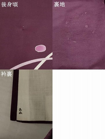 平和屋着物＊夏物 訪問着 絽 露芝文 洗える着物 AABB8682st