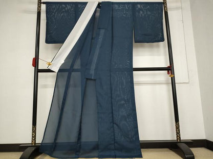 平和屋着物＊夏物 色無地 絽 褐返色 洗える着物 AABB8683st