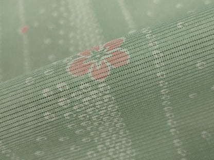 平和屋着物＊夏物 小紋 絽 舞花文 洗える着物 AABB8684st