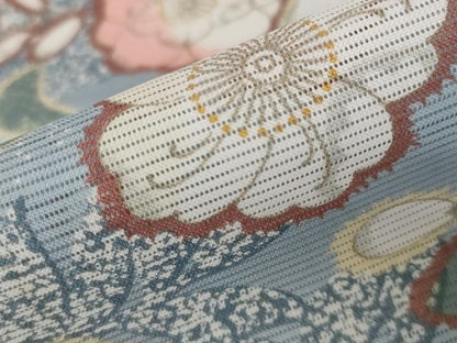 平和屋着物＊夏物　訪問着　絽　辻が花　金彩　洗える着物　AABB8685st