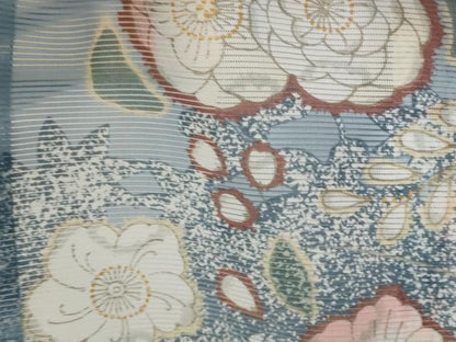 平和屋着物＊夏物　訪問着　絽　辻が花　金彩　洗える着物　AABB8685st