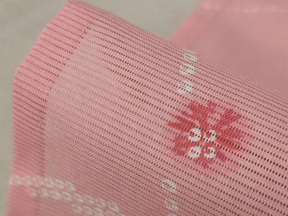 平和屋着物＊夏物 小紋 絽 枝花文 洗える着物 未使用 AABB8686st